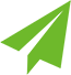 vision icon, send icon, fly icon, future icon, green icon