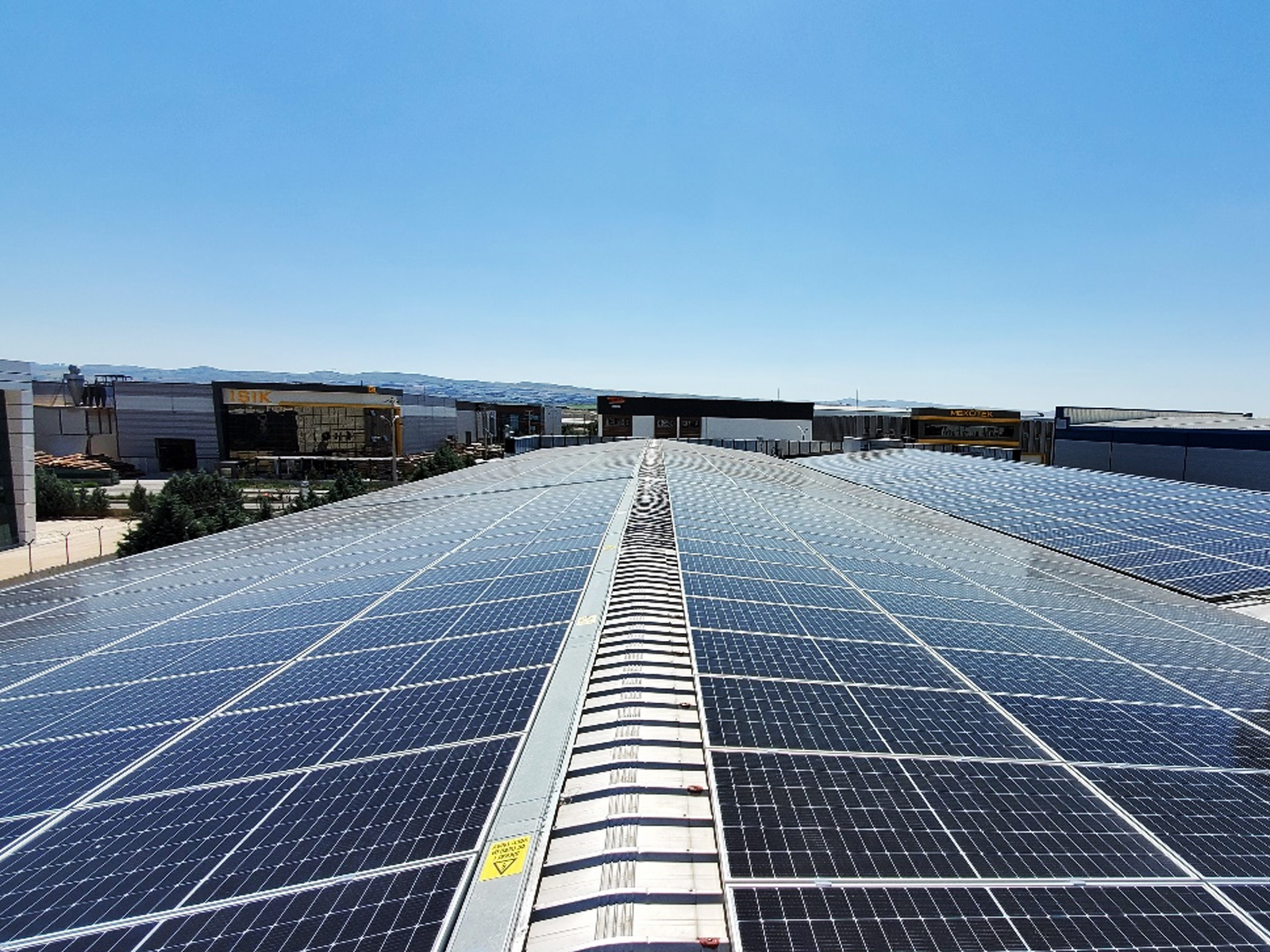 solar panel under blue sky