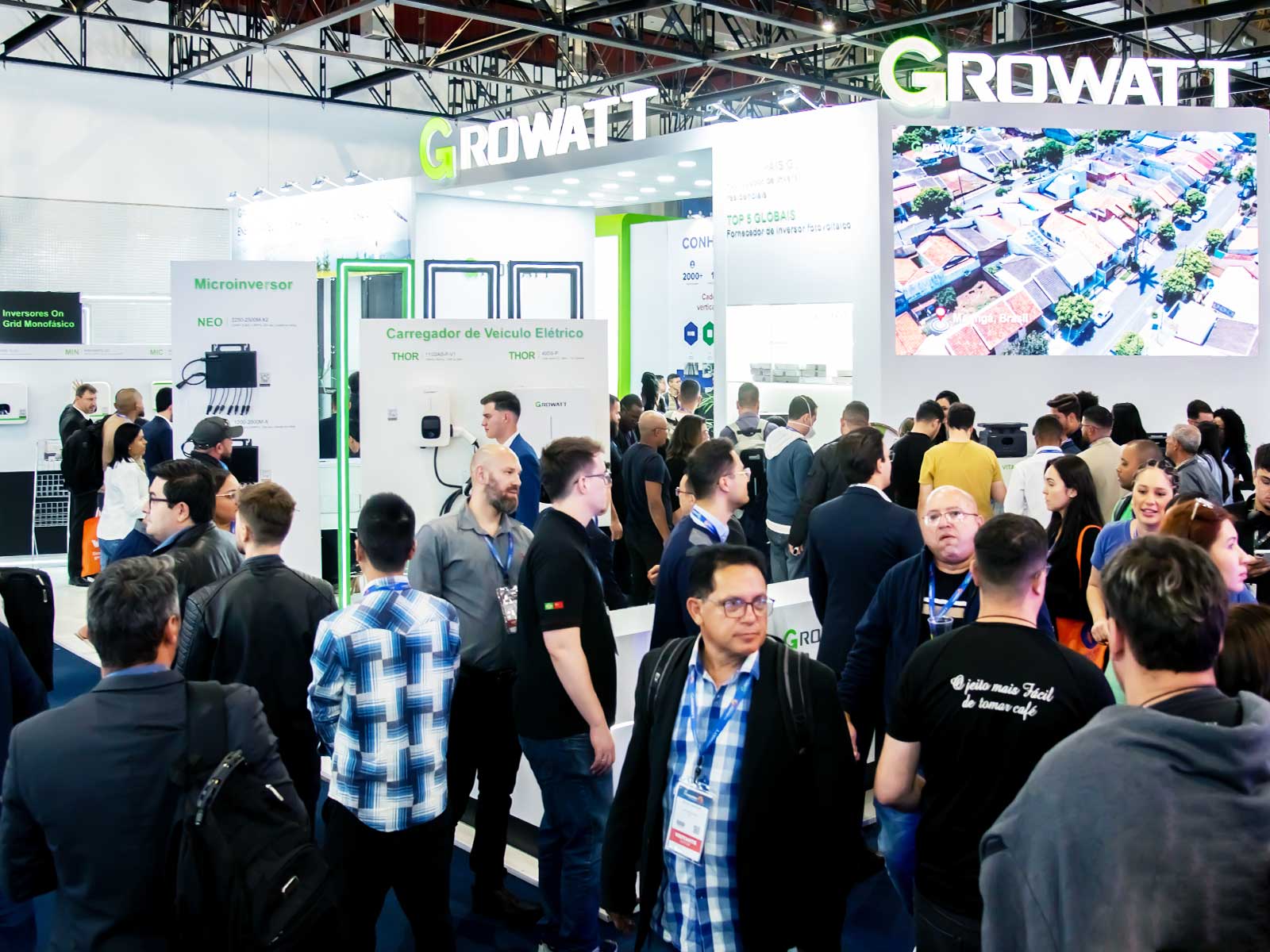 Growatt Intersolar South America 2024, Inverter Exhibition Booth