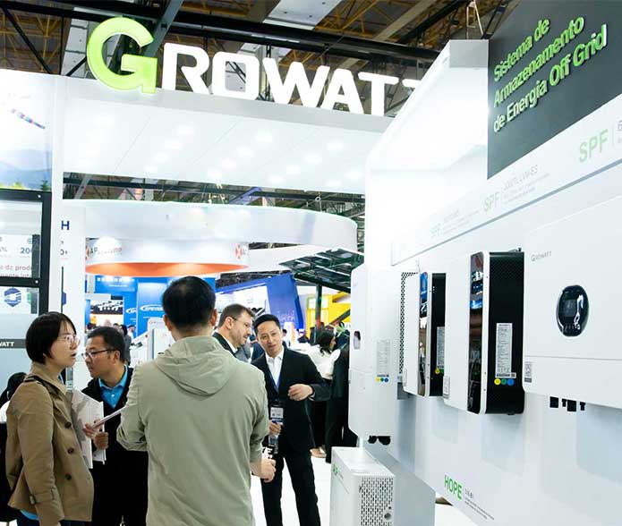 Growatt Intersolar South America 2024, Inverter Exhibition Booth